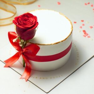 Eternal Rose Rabri Rasmalai Cake 500 Gm